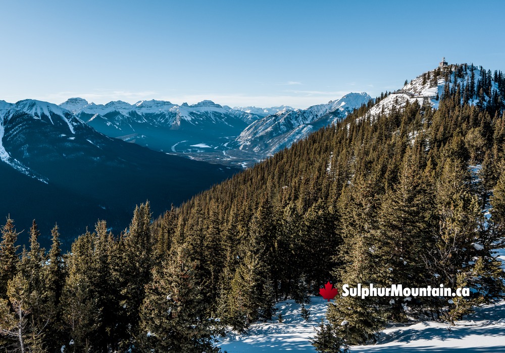 Sulphur Mountain Historic Site Southern Banff Range Views