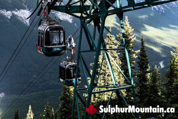 Banff Gondola Ride up Sulphur Mountain