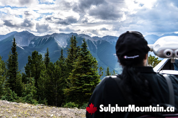 Sulphur Mountain Summit Patio Views